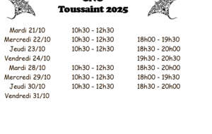 Stage Toussaint 2025